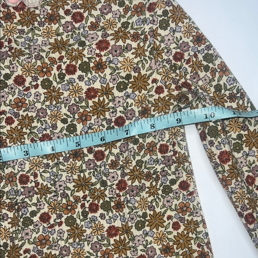 LC Lauren Conrad Kids Floral Long Sleeve Top - Multicolor - Picture 4 of 6